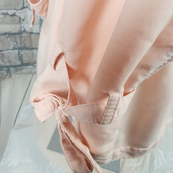 Banana Republic Balletcore Feminine Spftgir Peplum Jacket Blush Pink Size Medium - Picture 10 of 16